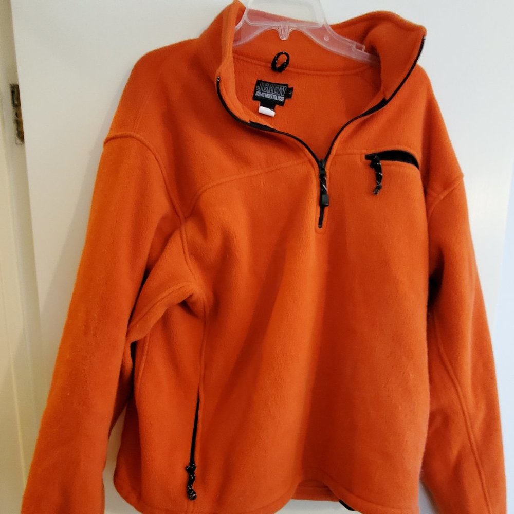 J crew fleece pullover L